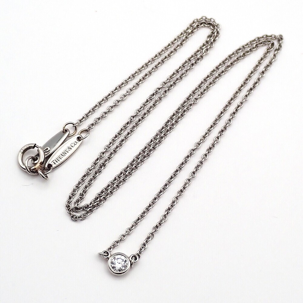 Tiffany & Co. Elsa Peretti Diamonds By The Yard Platinum with Diamond